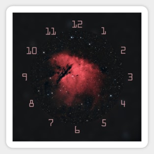 Deep space: Pacman Nebula (NGC 281) Sticker